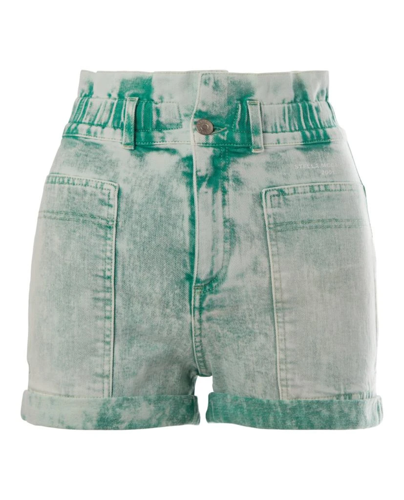 Stella McCartney High-Waisted Denim Shorts 1