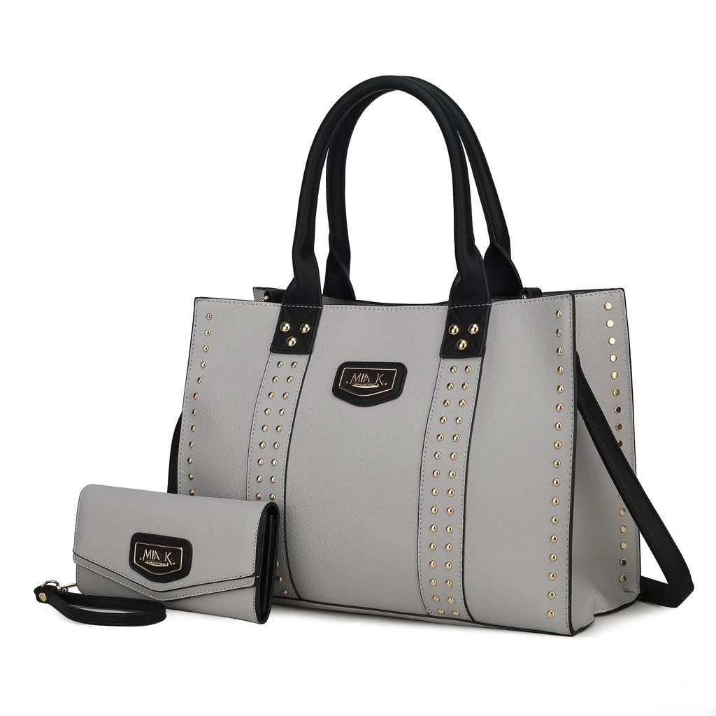 MKF Collection By Mia K. Davina Vegan Leather Women’s Tote Bag with wallet 15
