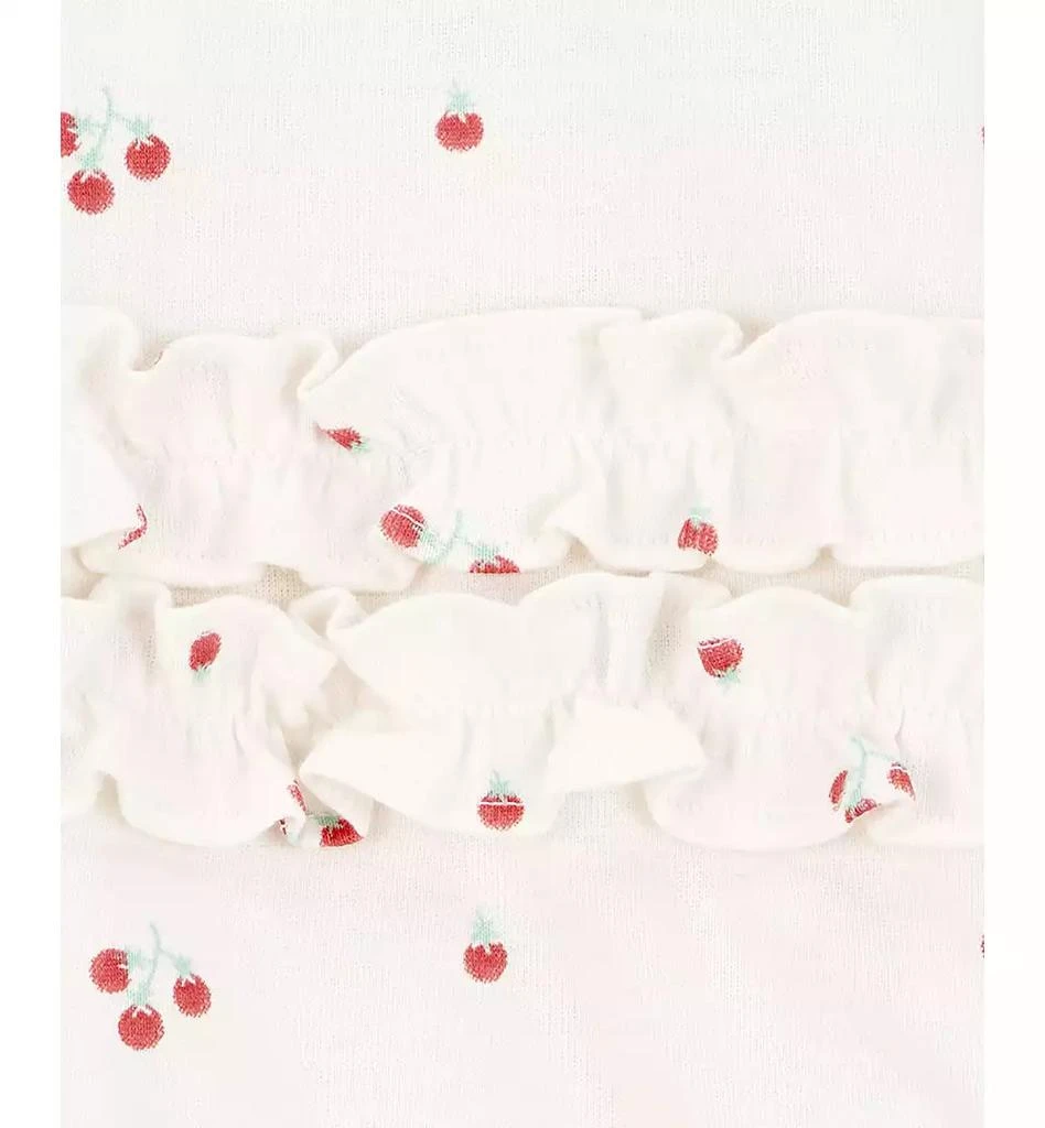 Carter's Baby Girls Tomato-Print Snap-Up Cotton Romper 3
