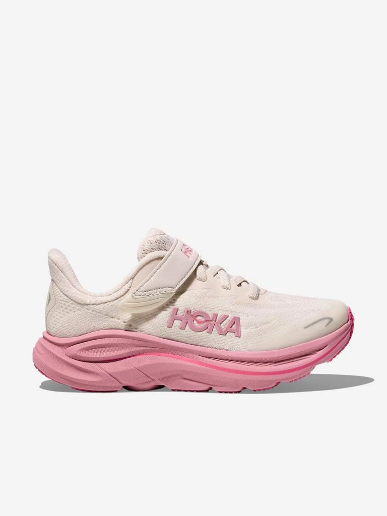 Hoka One One HOKA Girls Clifton 10 Trainers in Pink 1
