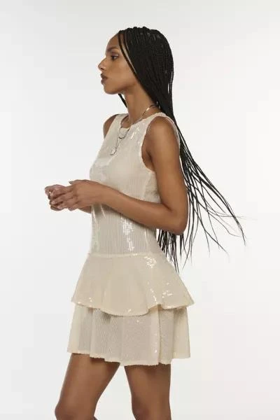 Motel Motel Sequin Drop-Waist Mini Dress 2