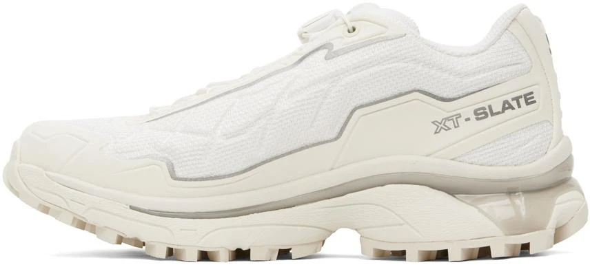 Salomon White & Silver XT-Slate Sneakers 3
