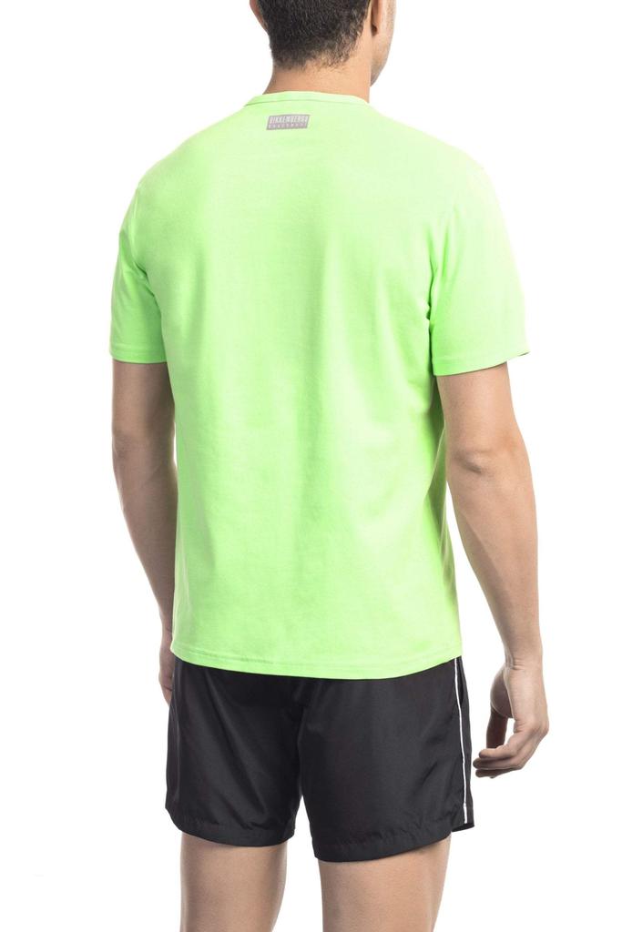 BIKKEMBERGS Bikkembergs Green Cotton T-Shirt