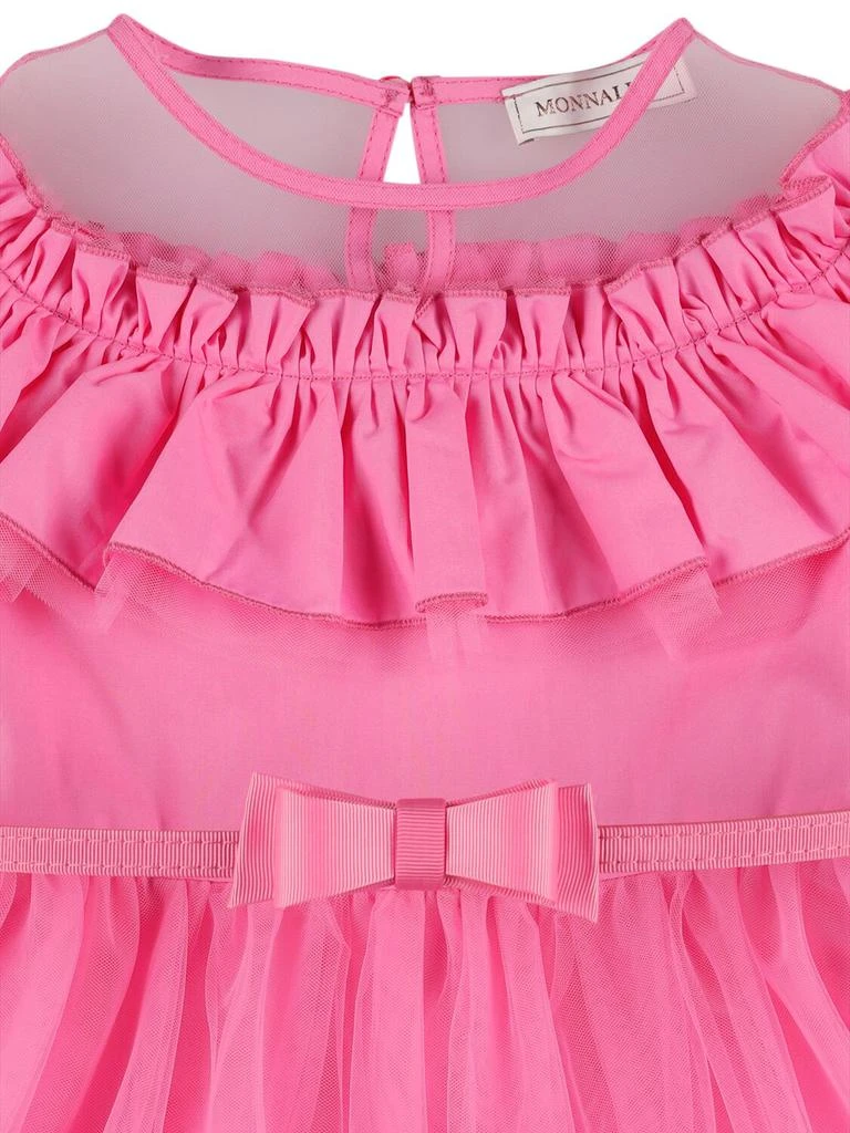 MONNALISA Tulle Dress W/bow 1