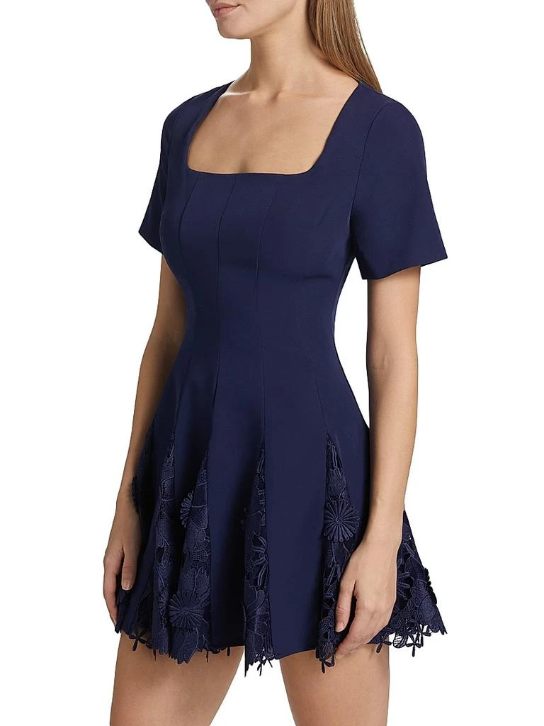 slim fit dress slacks Milly Shelby Mini Dress - Blue Multi