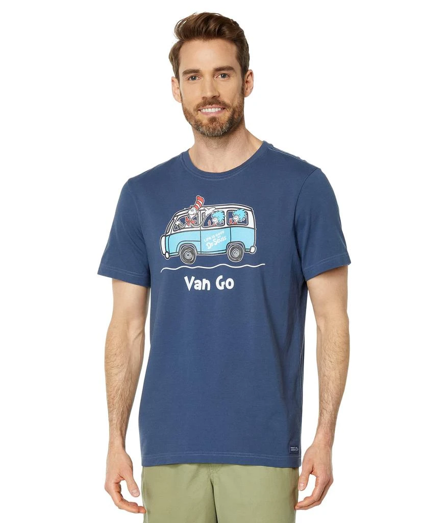 Life is Good Cat In The Hat Van Go Short Sleeve Crusher™ Tee 1