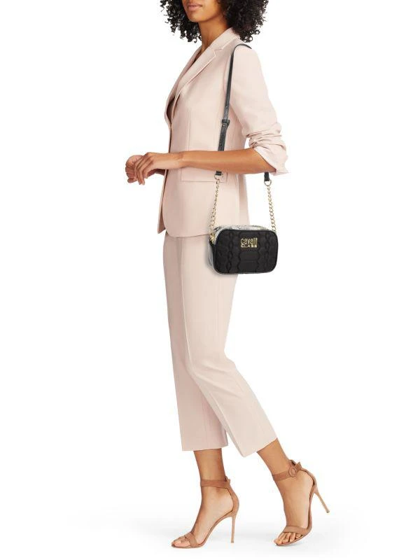 Cavalli Class by Roberto Cavalli Logo Quilted Crossbody Bag 2
