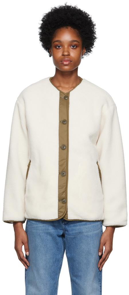 ジャケット Giovi Reversible shearling jacket White Giovi Reversible Shearling Jacket - White - 56% Off