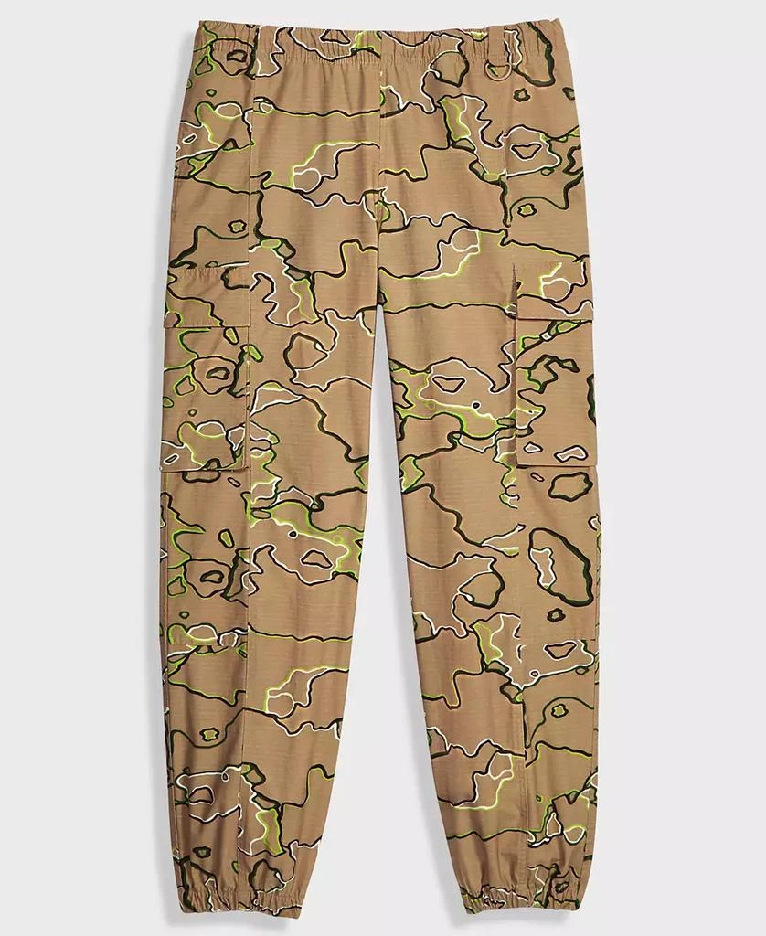 Mode of One Men's Regular-Fit Pull On Camo Print Cargo Joggers, Created for Macy's 4