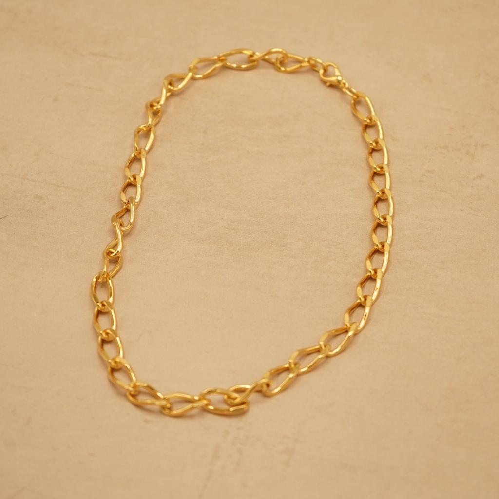 Orelia Vintage Vintage Open Chain Link Necklace