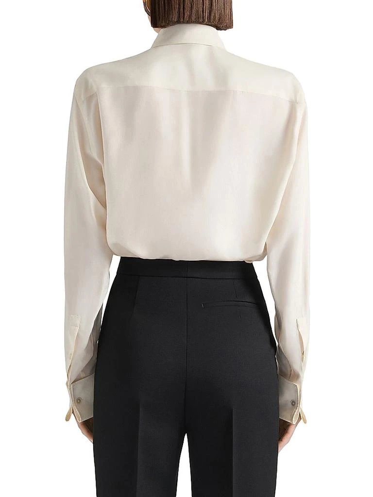 Givenchy Shirt in Silk with Plastron 4