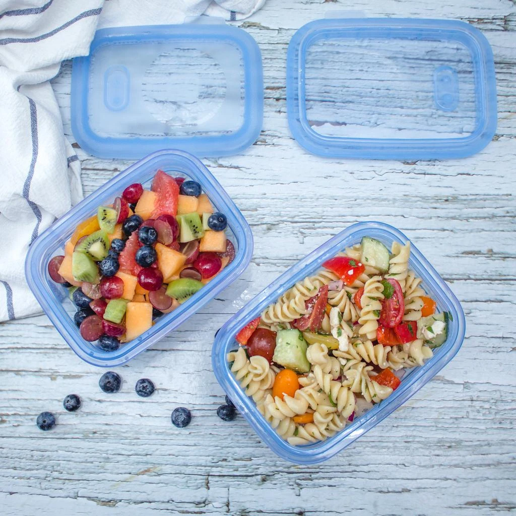 MNML Collapsible Silicone Food Storage Container Set of 6 - 1160 ml - Blue 6