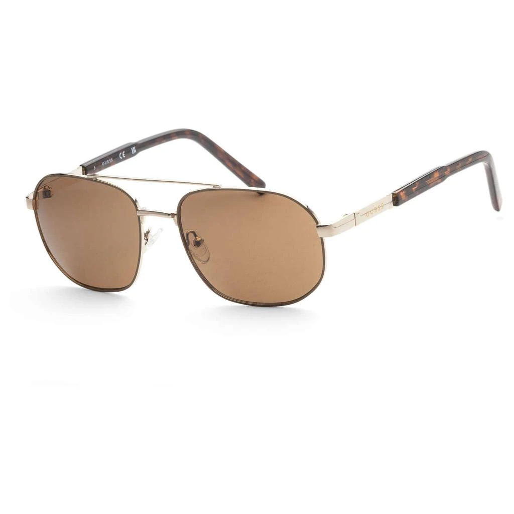 GUESS Guess Factory Men's Gold Aviator Sunglasses 1