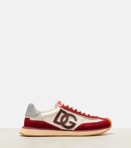 Dolce
Gabbana DG Cushion suede-trimmed sneakers 4