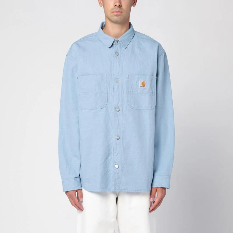 Carhartt WIP Misty sky Walter Shirt Jacket 1