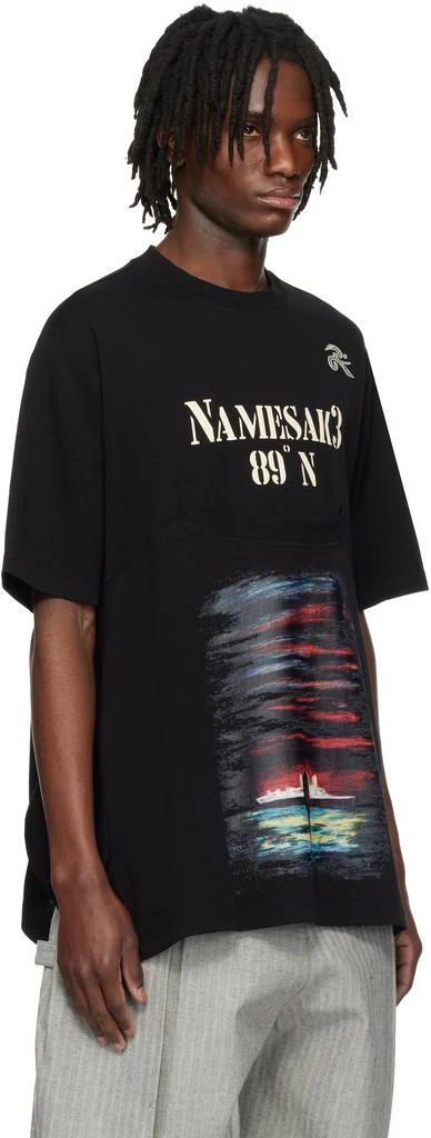 NAMESAKE Black Collins Rowing T-shirt 2