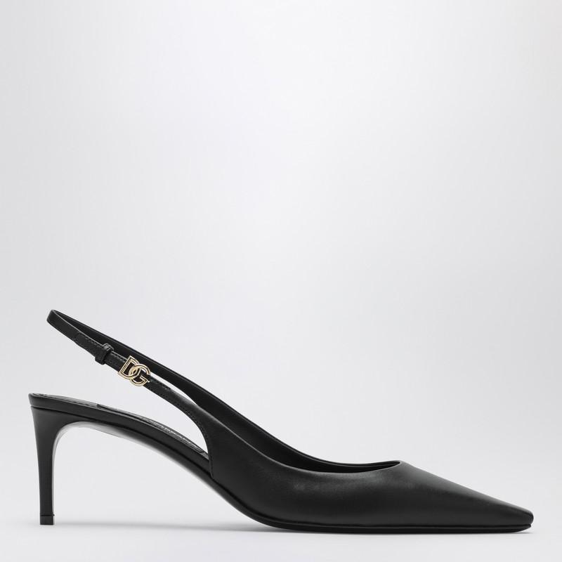 Dolce&Gabbana 白スカートに Black Mesh Slingback 関送無 CG0844A3I64_8B956-2_51c86b69-