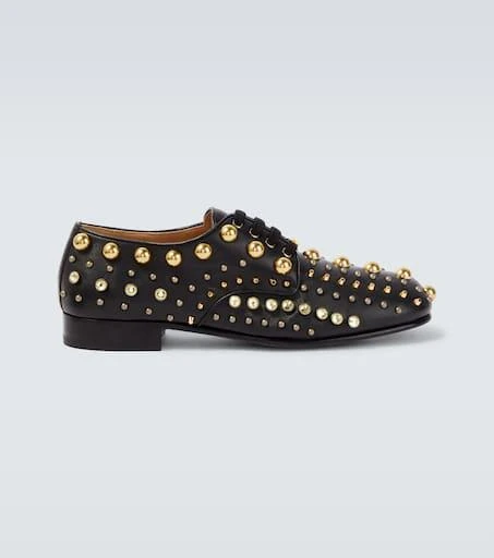 Valentino Mj Blues studded leather Derby shoes 1