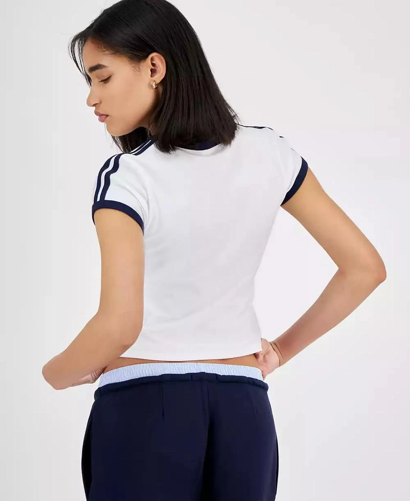Ultra Flirt Juniors' Crewneck Ringer T-Shirt 2