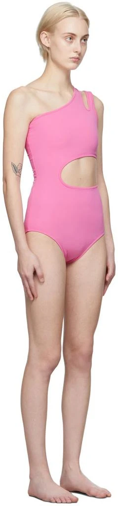 pushBUTTON SSENSE Exclusive Pink Cut-Out Bodysuit 2