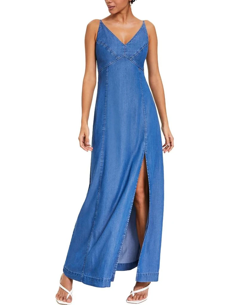 long sleeve low back maxi dress La Lune Backless Maxi Dress | White | Dresses