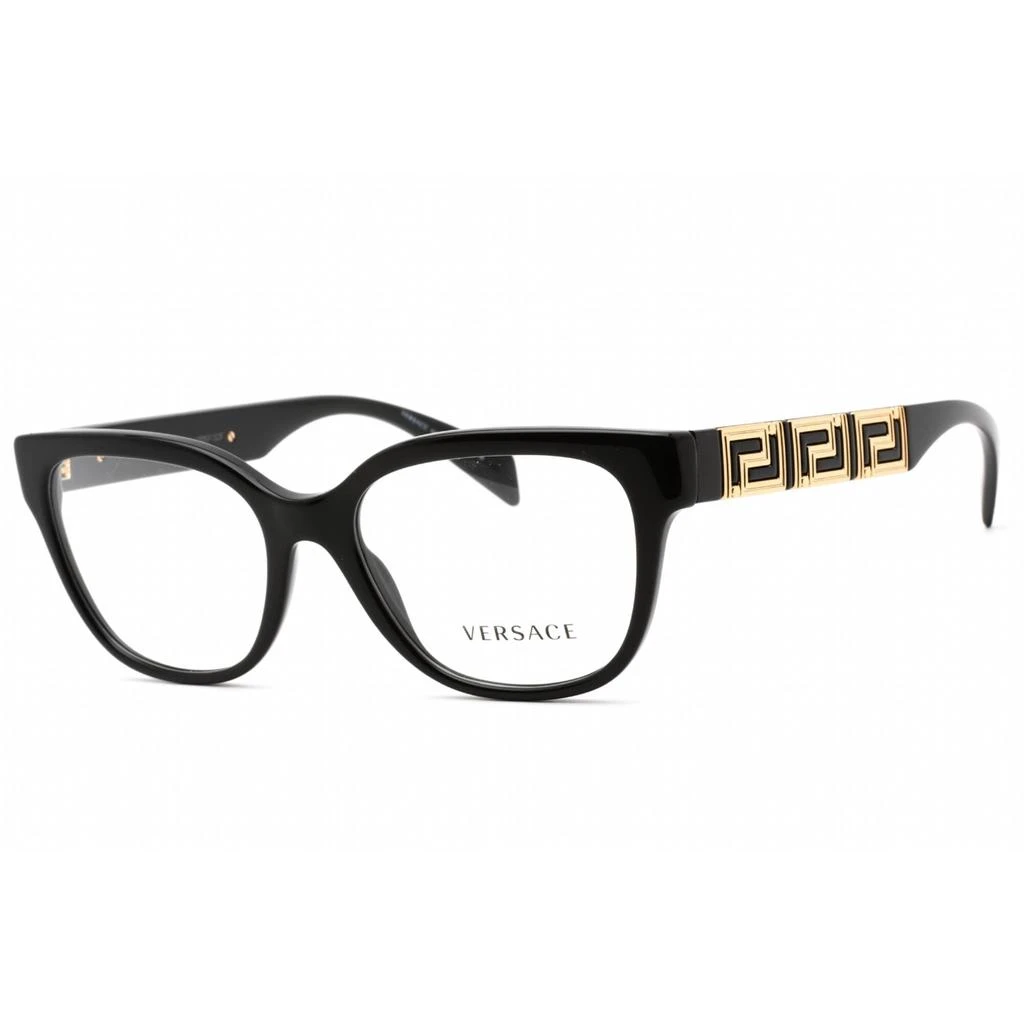Versace Versace Women's Eyeglasses - Clear Lens Cat Eye Black Plastic Frame | 0VE3338 GB1 1