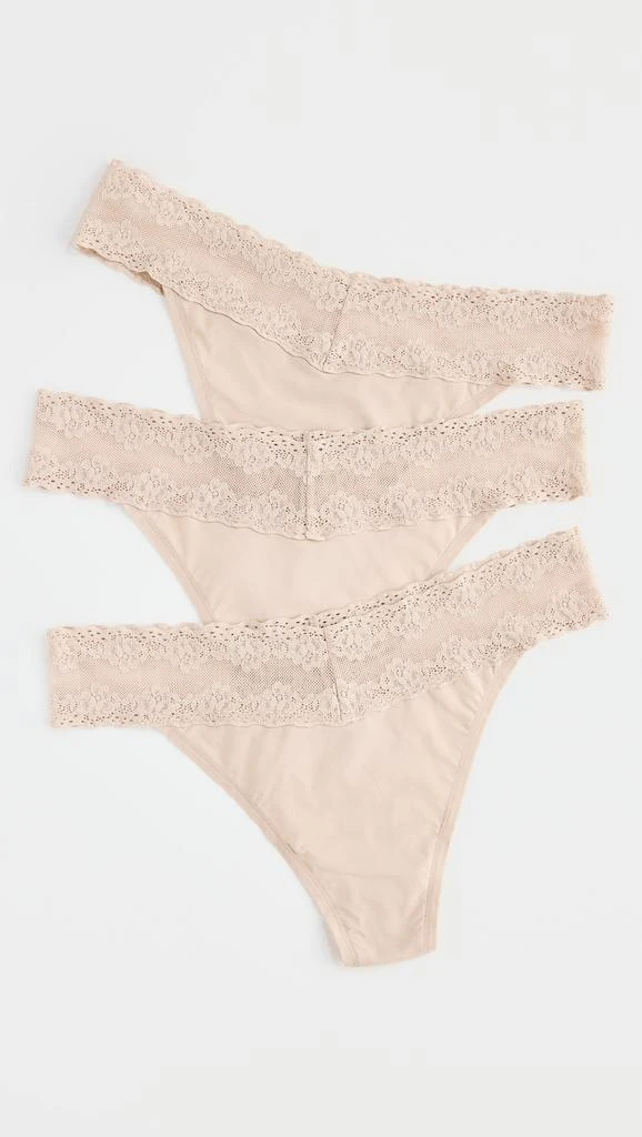 Natori Bliss Perfection One Size Thongs 3 Pack 1