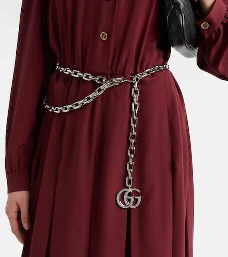 Gucci Double G chain belt 2