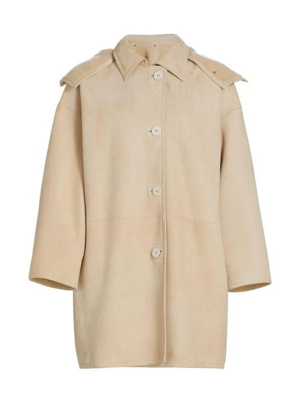 Theory Shearling Reversible Oversized Coat 7