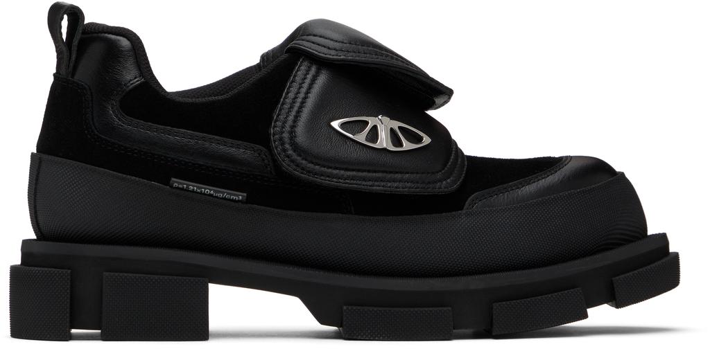 BOTH Black Gao Velcro Sneakers