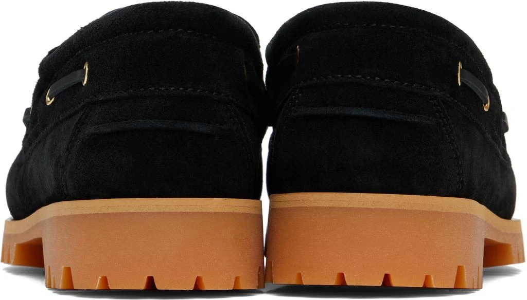 VINNY’s Black Aztec Boat Shoes 2