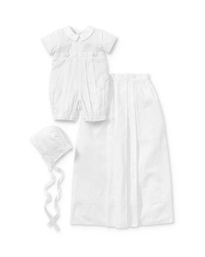 Kissy Kissy Boys' 3-Piece Christening Gown, Suit & Bonnet Set - Baby 4