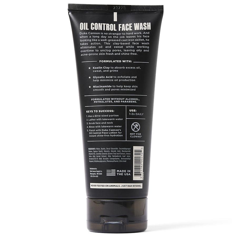 Duke Cannon Oil Control Face Wash