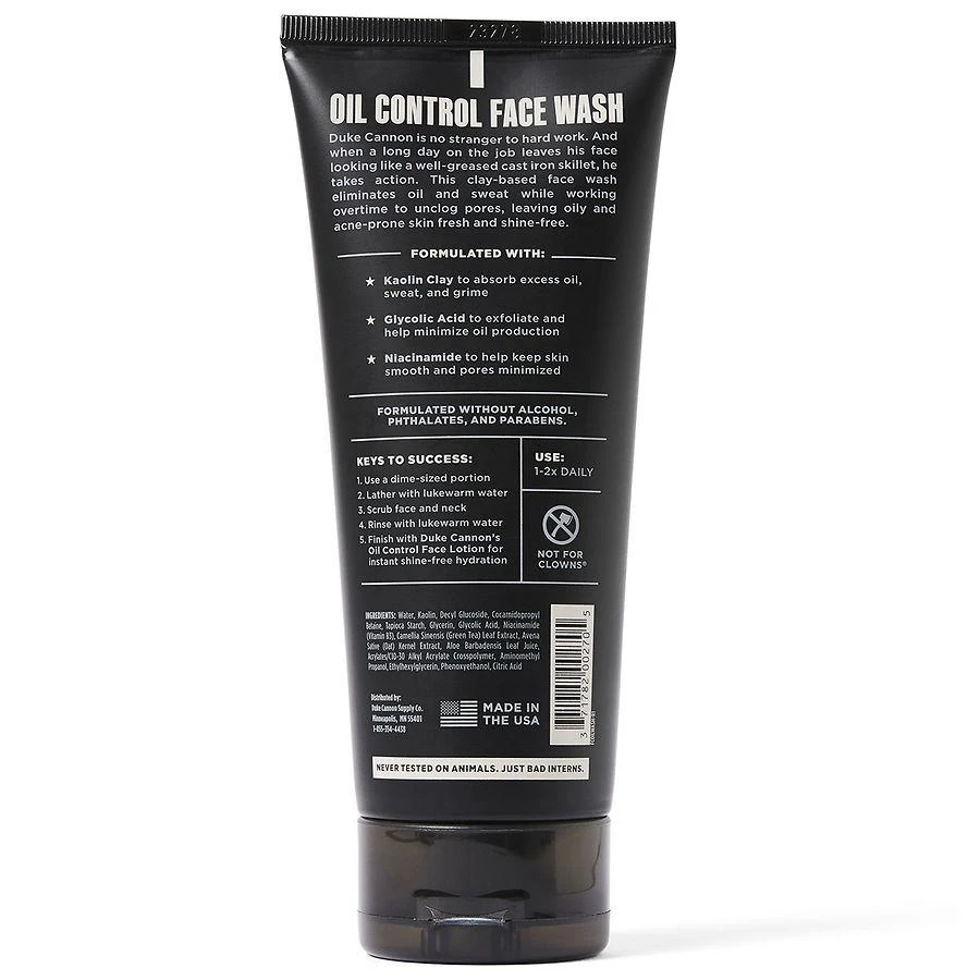 Duke Cannon Oil Control Face Wash 2