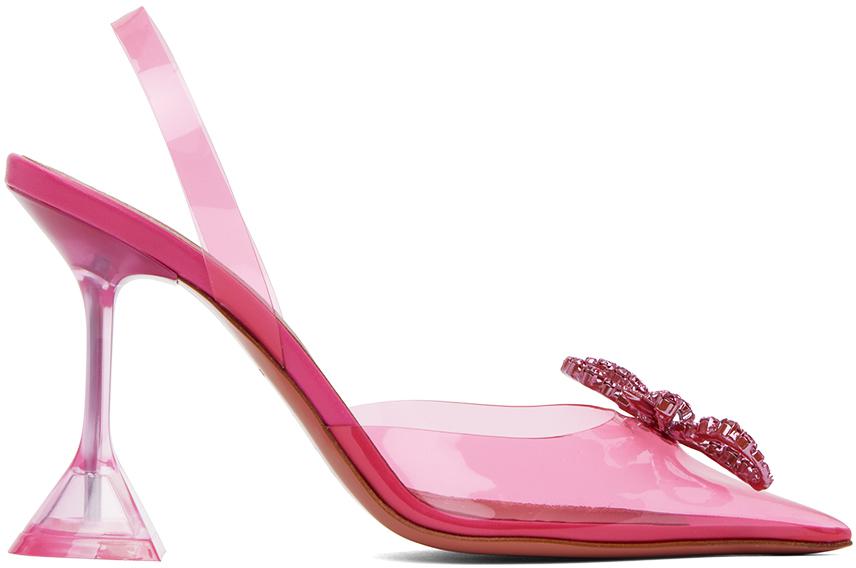 【関税込み】Les Petits Joueurs ピンク Jerry Waves ヒール Les Petits Joueurs Pink Jerry Waves Heels - High Heels