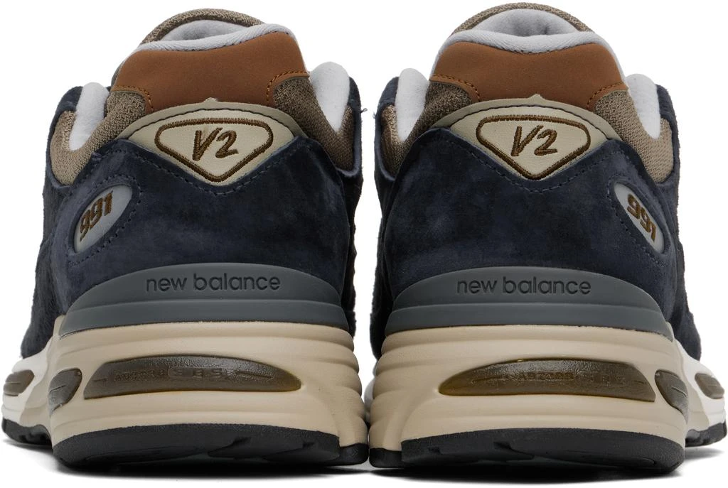 New Balance Black & Beige 'Made in UK' 991v2 Sneakers 2