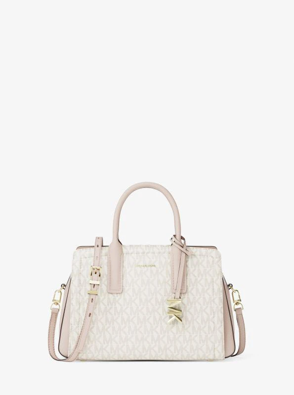 Michael Kors Laila Small Signature Logo Satchel 1