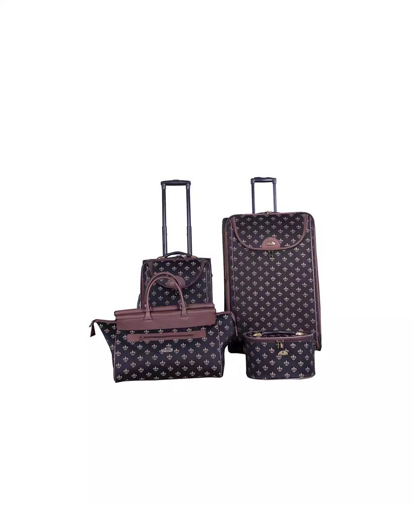 American flyer luggage fleur de lis online