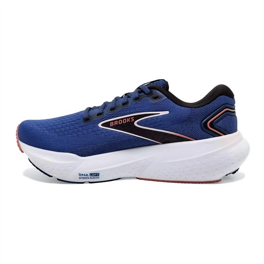 Brooks Women Glycerin 21 Running Shoes In Blue/icy Pink/rose 2