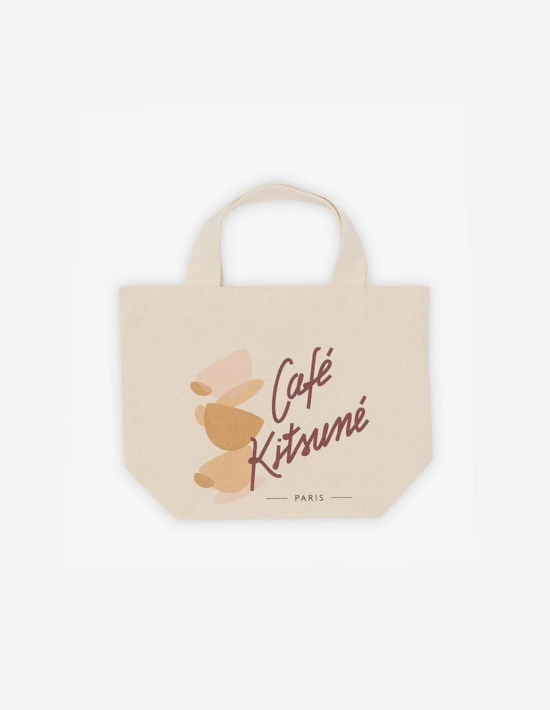 Maison Kitsune Café Kitsuné - Mini Tote Bag Tasse Café Kitsuné - Latte 1