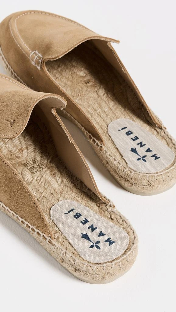 Manebi Suede Traveler Mule Espadrilles 2