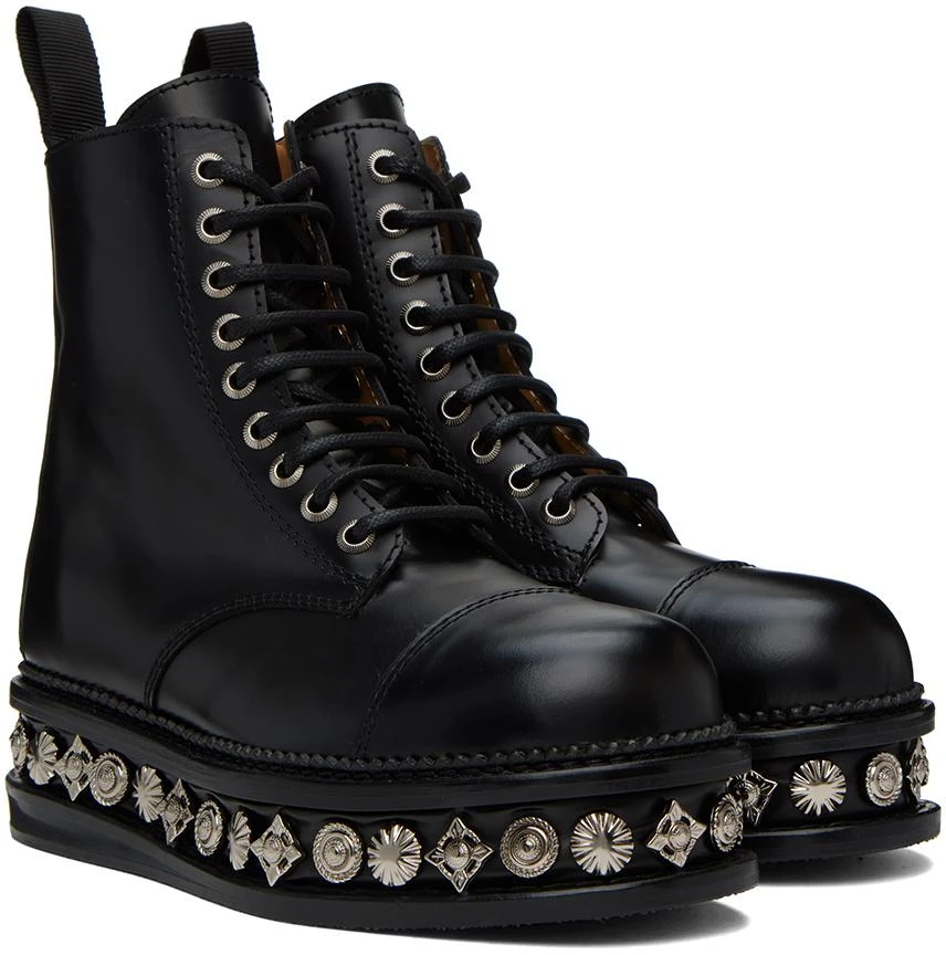 Toga Pulla Black Platform Boots 4