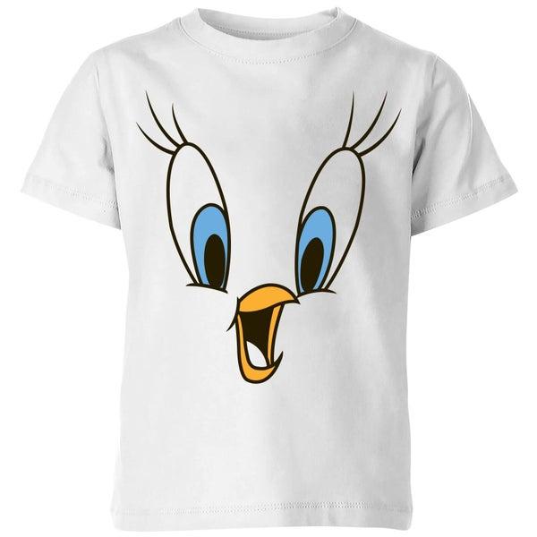 Original Hero Looney Tunes Tweety Face Kids' T-Shirt - White