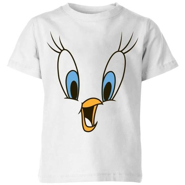 Original Hero Looney Tunes Tweety Face Kids' T-Shirt - White 1