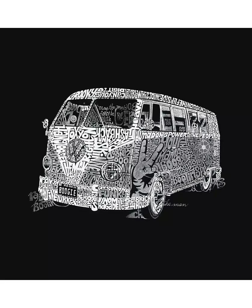 LA Pop Art Word Art The 70's Crewneck Sweatshirt 2