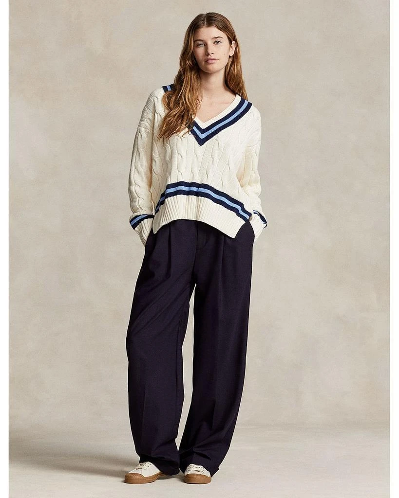 Ralph Lauren Cotton Boxy Cable Knit Sweater 2
