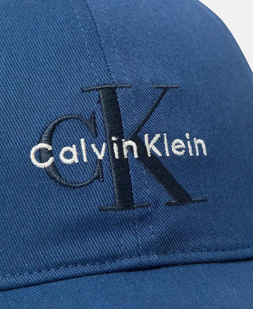 Calvin Klein Men's Embroidered Monogram Logo Baseball Cap 4