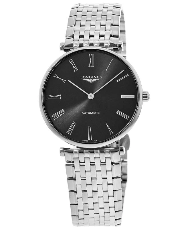 Longines Longines La Grande Classique Automatic Black Roman Dial Steel Unisex Watch L4.918.4.51.6 1