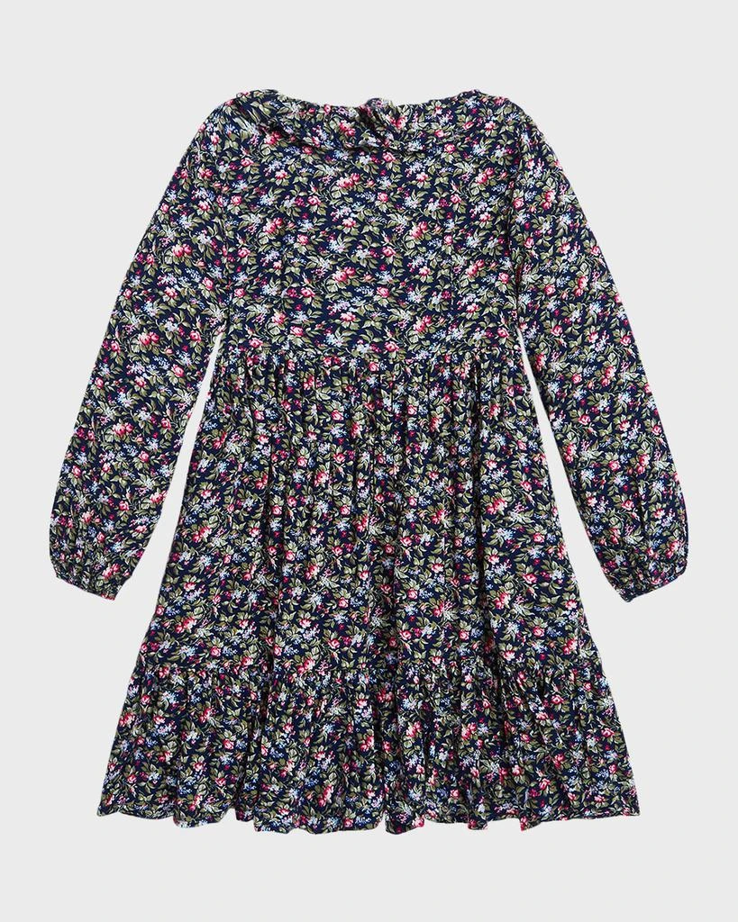 Ralph Lauren Girl's Floral-Print Day Dress, Size 7-14 2