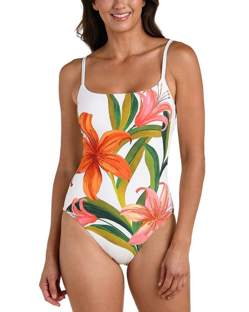 La Blanca Jungle Blossoms Lingerie Mio One Piece Swimsuit 1
